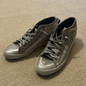 Shiny sneakers